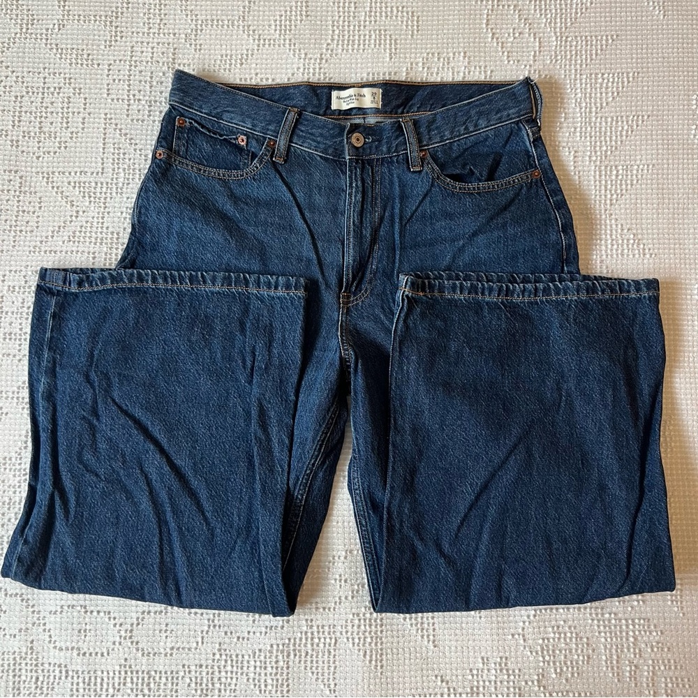 Abercrombie & Fitch The Cropped Wide Leg High Rise